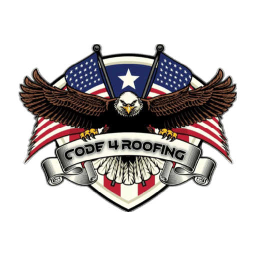 Code 4 Roofing Specialist Logo