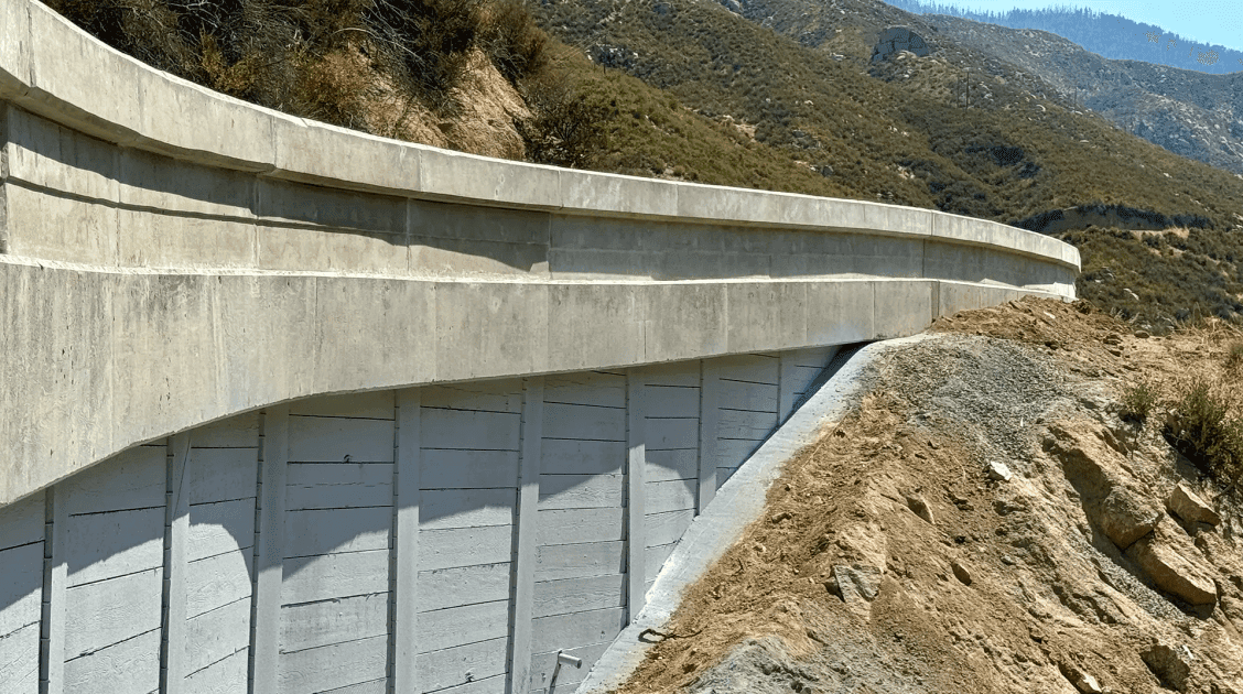 Fire-Resistant Timber Lagging for DOT Bridge & Highway Construction