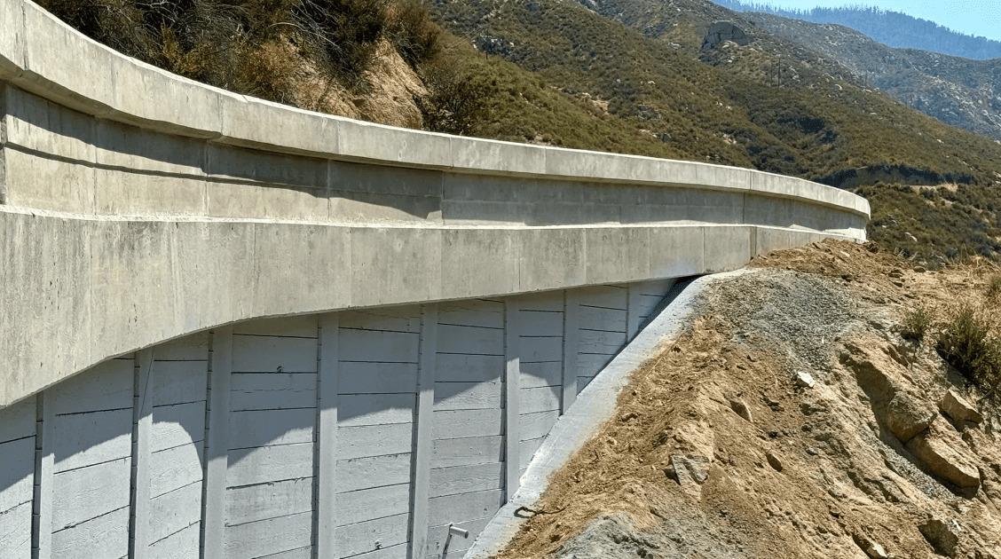 Fire-Resistant Timber Lagging for DOT Bridge & Highway Construction