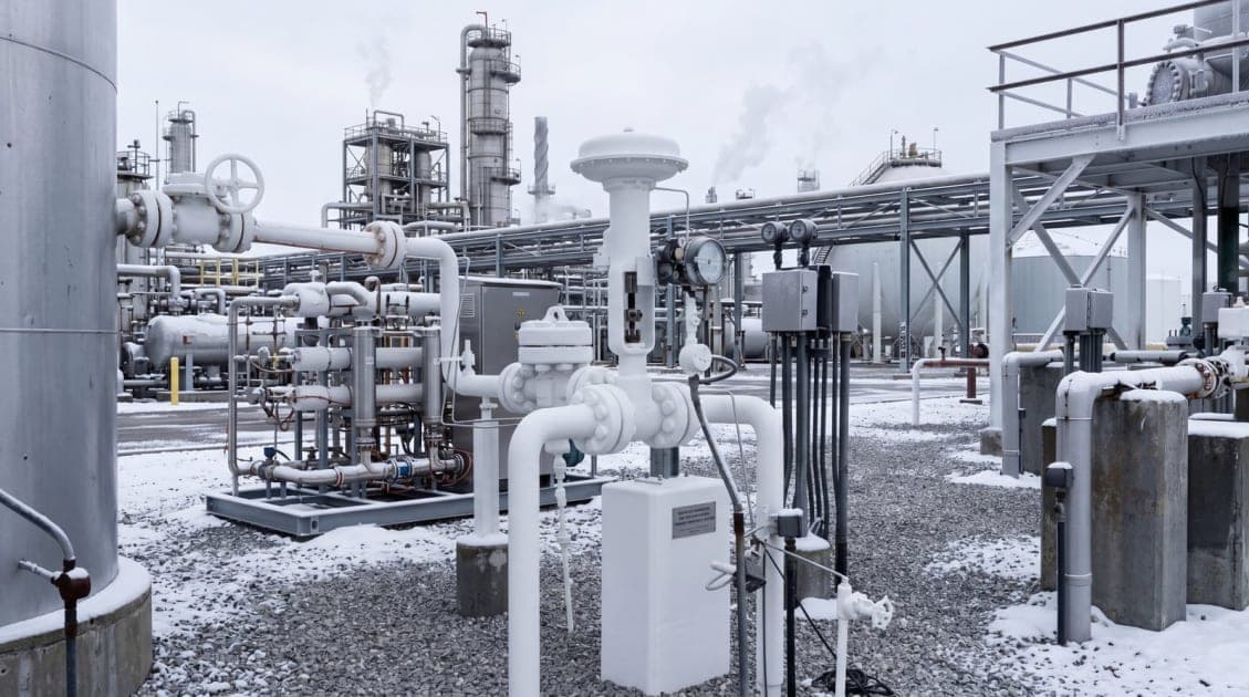 Stopping Winter Ice on Natural Gas Meters and Valves in Michigan