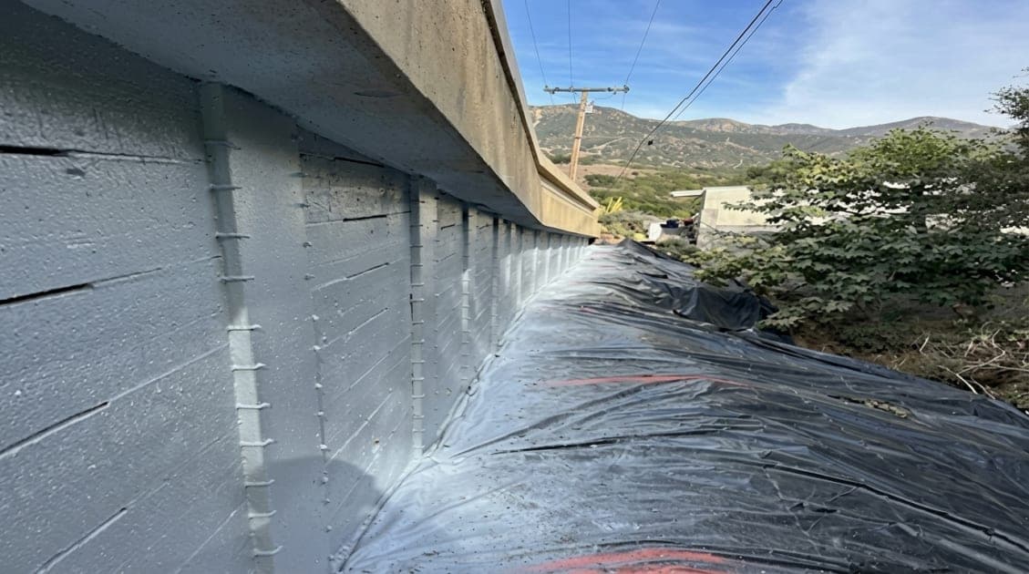 Protecting a Highway 192 Timber-Lagging Wall in a Very High Fire Hazard Severity Zone