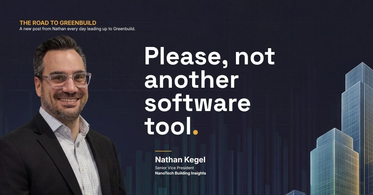 Please, Not Another Software Tool