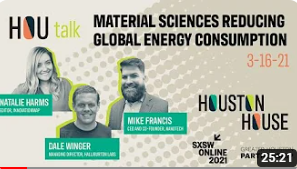NanoTech Materials - SXSW HouTalk: Material Sciences Reducing Global Energy Consumption