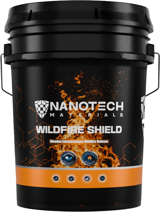 NanoTech Materials' Wildfire Shield bucket