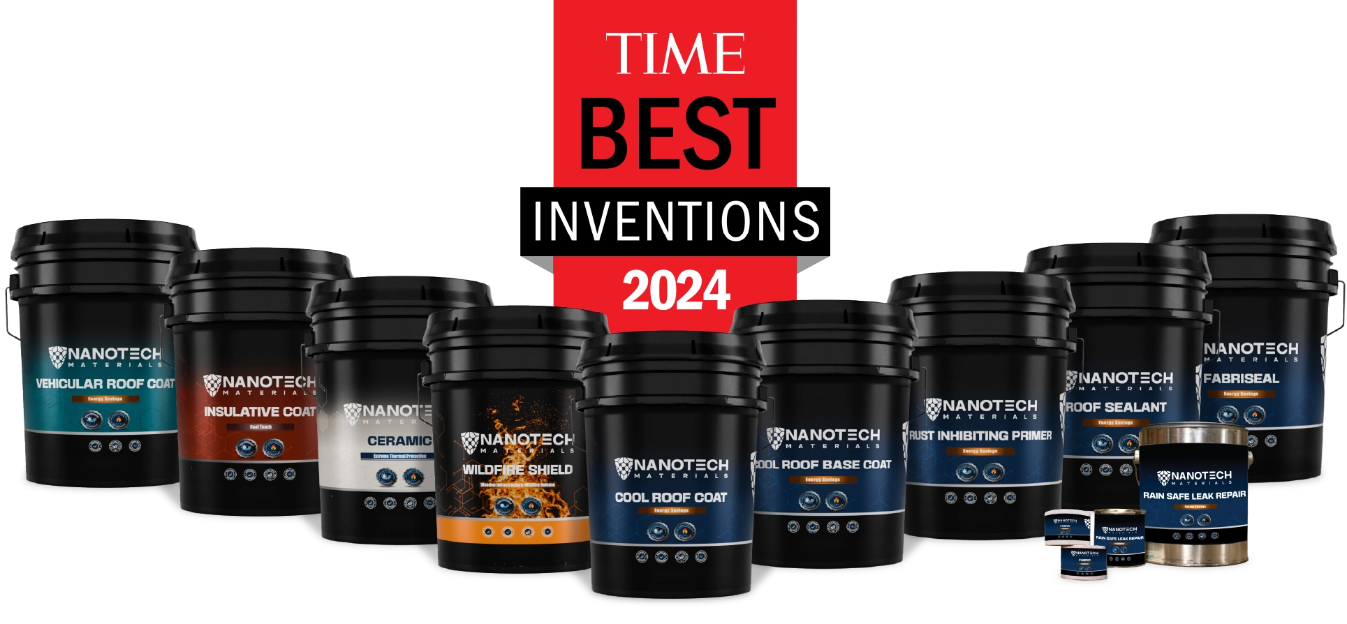 NanoTech Materials, TIME Best Inventions of 2024, Full product line